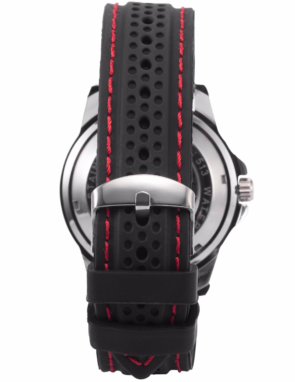 Relógio Top De Linha Pulseira Toda Emborrachada Para Quem Tem Estilo